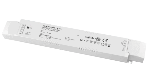 100W DALI2 DT8, Tunable white, 24Vdc Konstantspannung LED Treiber - Image 2