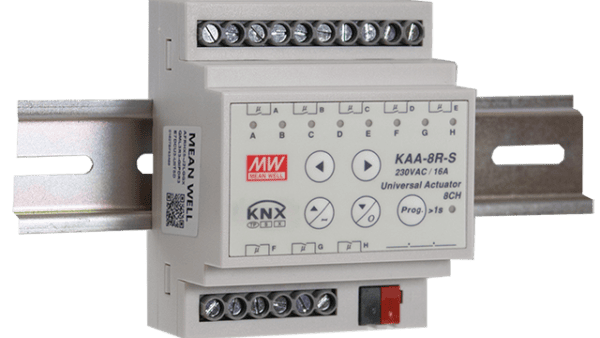 8 Kanal Universal KNX Schaltaktor, 10A pro Kanal, mit KNX Secure