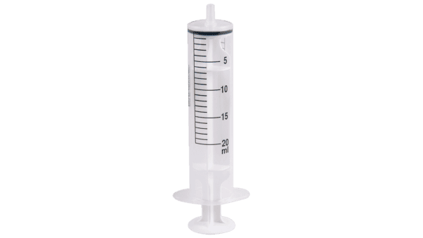 Spritze, Leerspitze, 20ml, aufgedruckte Skala, (VE=10Stk.)
