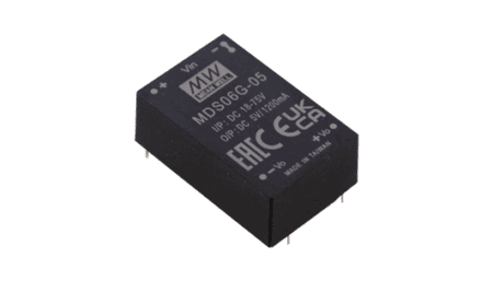 6W medizinischer DC/DC-Wandler, Eingang 18...75V, Ausgang 15V/0.4A