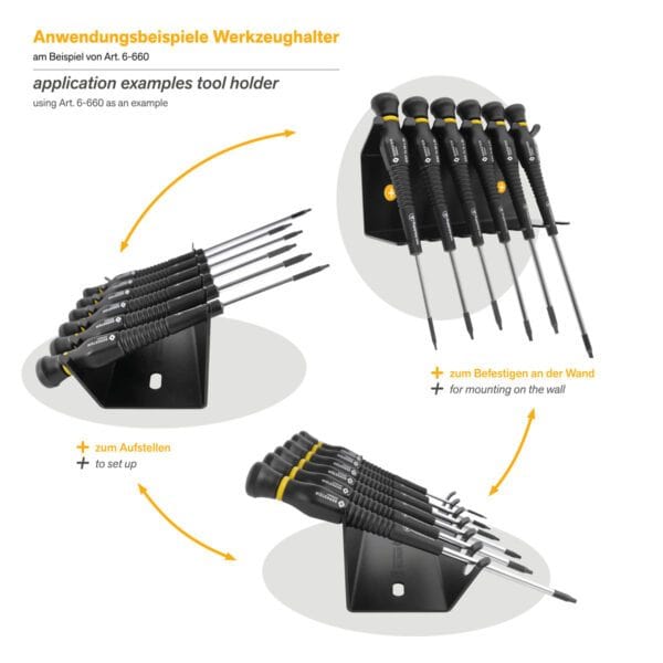 ESD TORX Schraubendreher Satz 6-tlg (inkl. ESD Ständer) - Image 2