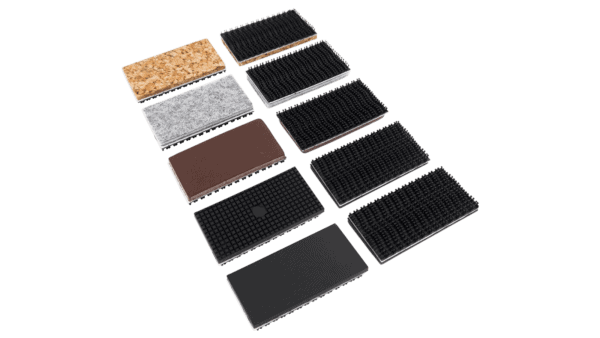 Ersatzbacken Set 50 mm zum Ankletten (5 Paar)