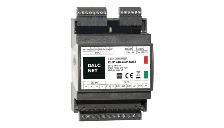 4 Kanal DALI LED Dimmer, Konstantspannung 12-48VDC