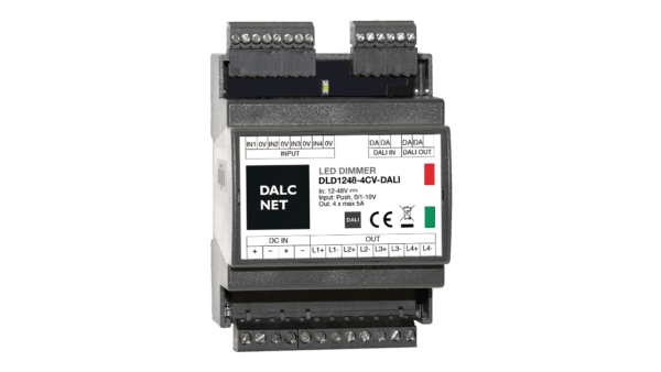 4 Kanal DALI LED Dimmer, Konstantspannung 12-48VDC