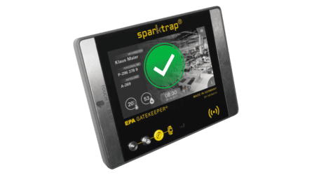 Gatekeeper mit Display mit Schlagschatten v4
