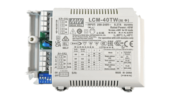 40W LED Treiber CC 500-1050mA, DALI2, DT8, DT6 für Single Color und Tunable White Anwendungen - Image 2