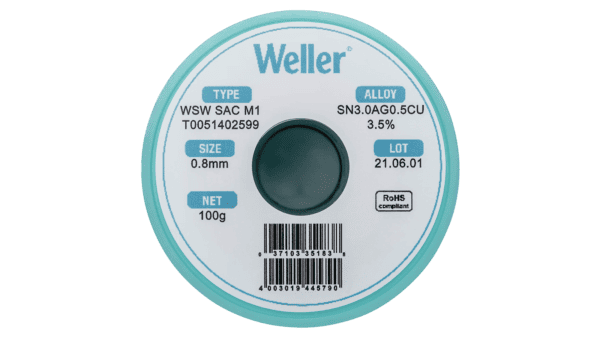 WSW SAC M1 0.8mm, 100g, SN3,0AG0,5CU3,5% - Image 2