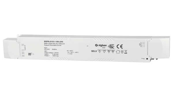 100W ZIGBEE 3.0, 24Vdc Konstantspannung LED Treiber