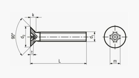 SENKSCHRAUBE M3X10 2