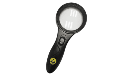 ESD Handlupe 5-fach Vergrösserung LED