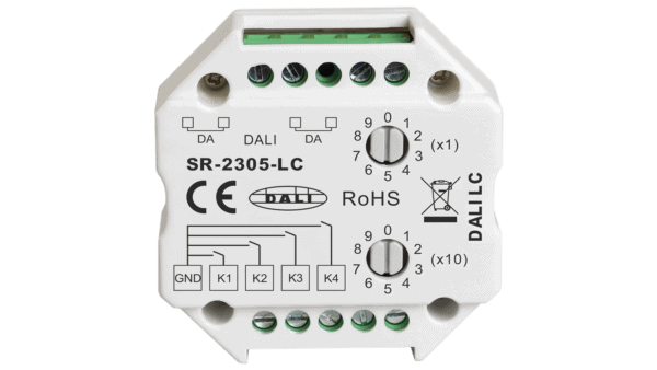 DALI-Steuermodul mit 4x Tastereingang
