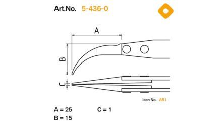 csm 5 436 0 b01 pinzetten auswechselbare spitzen tweezers interchangeable tips icon piktogramm masszeichnungen scale drawings 1a60bf588a