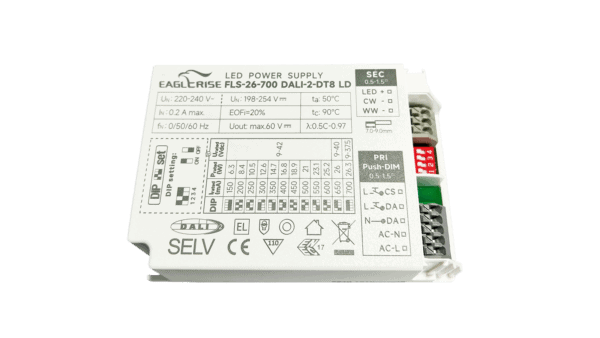 26W Tunable White LED Treiber Konstantstrom, 150-700mA, 9-42Vdc, DALI2 - Image 3