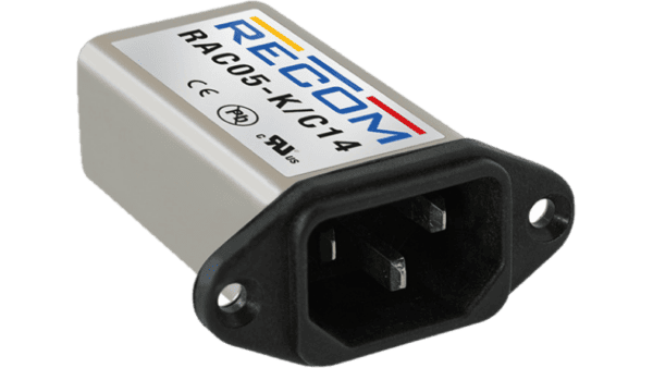 5W AC/DC Netzteil im Netzfiltergehäuse 12V/420mA