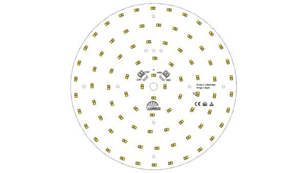 LED Modul ø220mm / TW / 2700K & 6500K / CRI >90 / 168LED