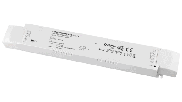 100W ZIGBEE 3.0, RGBW, 24Vdc Konstantspannung LED Treiber - Image 2