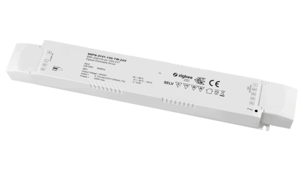 100W ZIGBEE 3.0, Tunable white, 24Vdc Konstantspannung LED Treiber - Image 2
