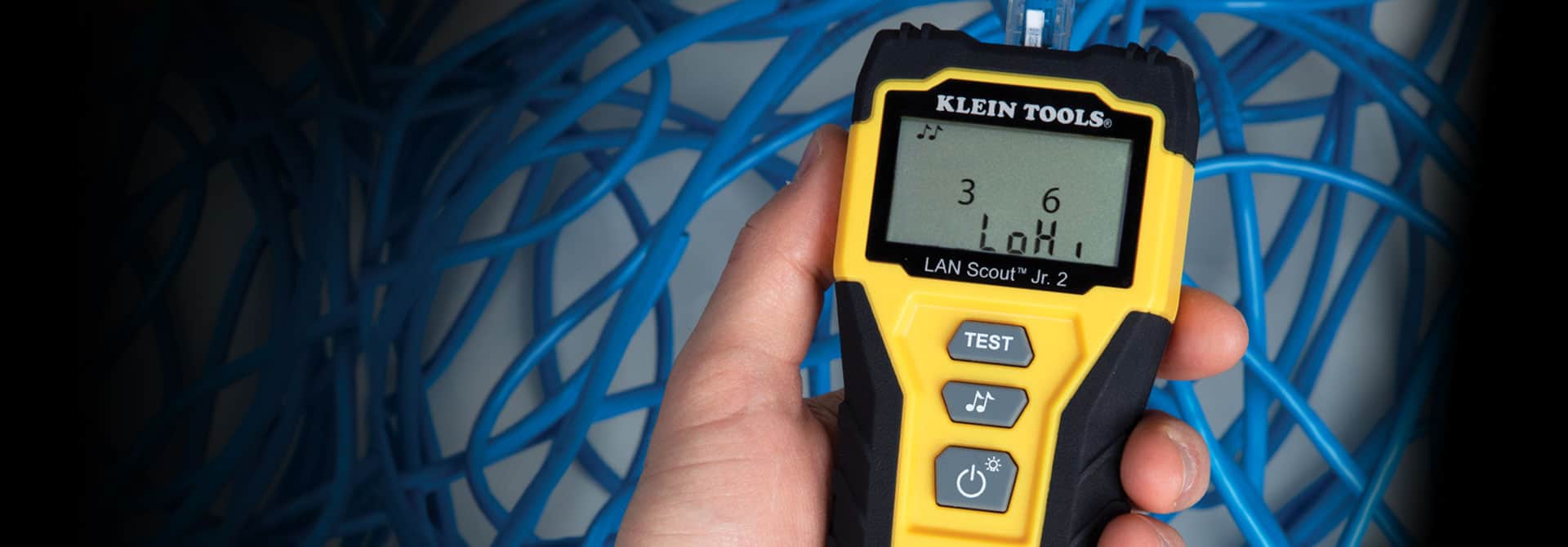 hero banner lan scout jr. 2data cable tester