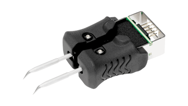 RTWMS 001 C NW X Mikro Lötspitzenpaar konisch, gebogen 30º, Ø 0,1 mm