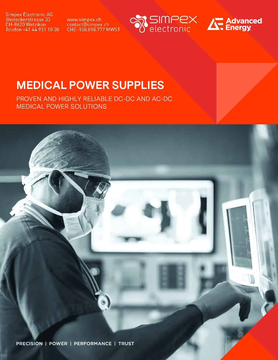 en ot medical power supplies brochure2 pdf