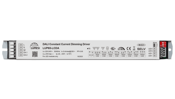 65W DALI/PUSH, SINGLE COLOR, LED TREIBER 700-1400mA