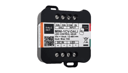 1 Kanal DALI LED Dimmer, viele DALI Parameter direkt programmierbar mit der LightApp