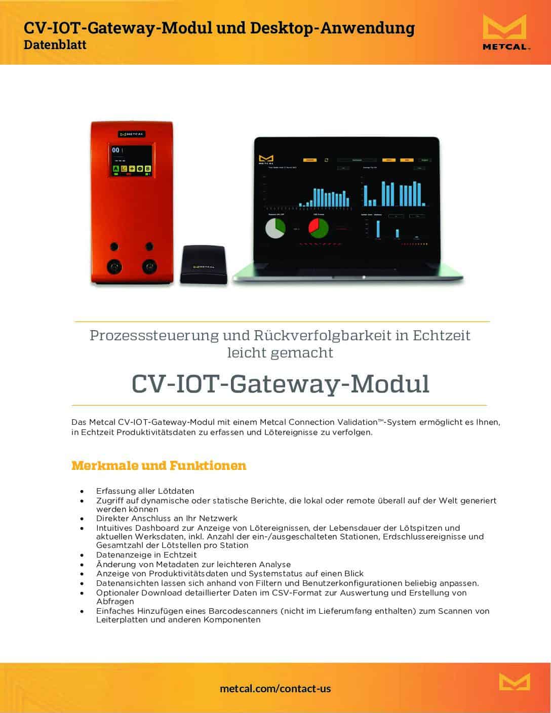 Metcal CV IOT Dattenblatt DE1 pdf