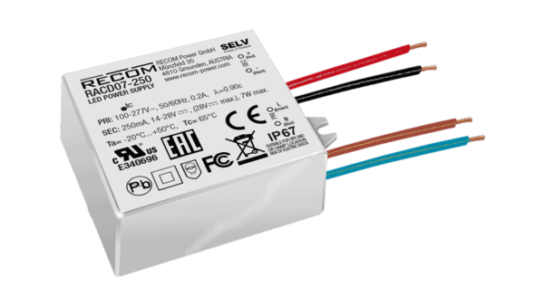 7W LED Treiber 350mA/10...20V