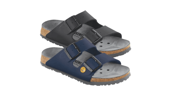Offene ESD-Schuhe "Arizona Birkenstock", Schwarz oder Blau