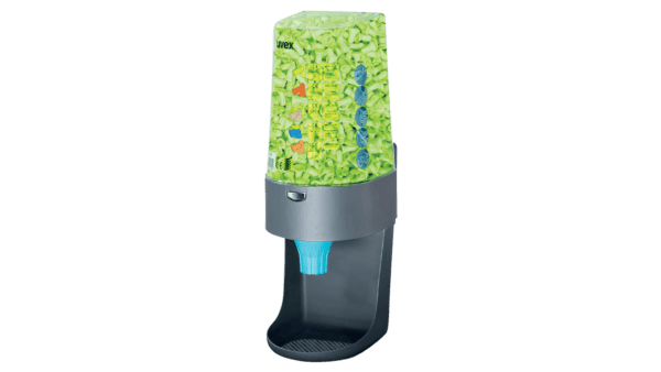 uvex Dispenser "one2click" mit 600 Paar hi-com Gehörschutzstöpsel (SNR 24 dB)