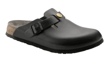 Offene ESD-Schuhe "Boston Birkenstock", Schwarz