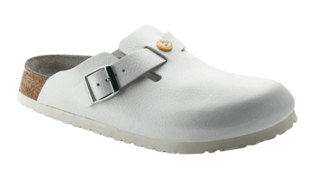 Offene ESD-Schuhe "Boston Birkenstock", weiss