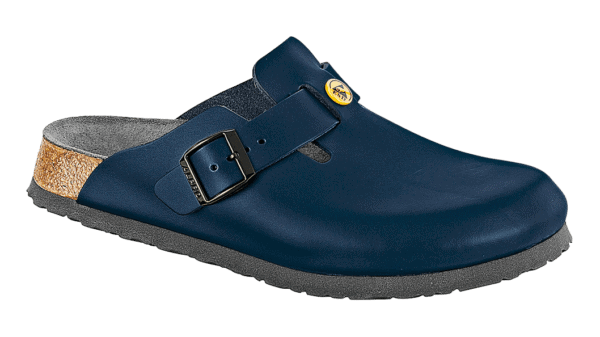 Offene ESD-Schuhe "Boston Birkenstock", Blau