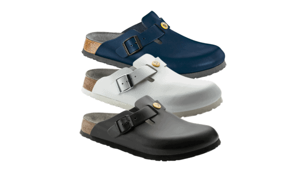 Offene ESD-Schuhe "Boston Birkenstock", weiss - Image 2