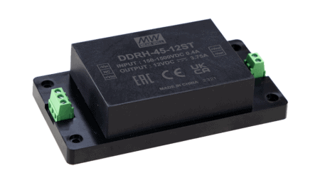 45W DC/DC-Wandler, Eingang 150...1500Vdc, Ausgang 12V/3.75A