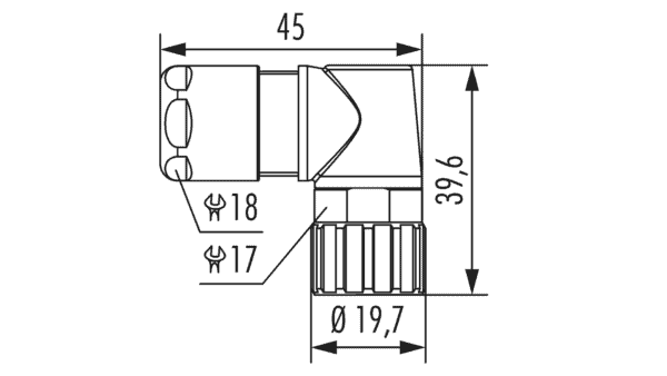 Gehäuse M16 Winkelsteckverbinder orientierbar - Image 2