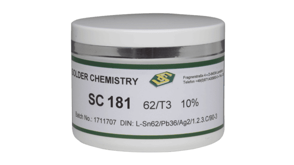 SC 181 62/Pb36/Ag2/T4 10/02 Dose 500g