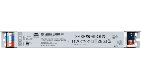 30W DALI2 DT6, D4i, Linearer Konstantstrom LED Treiber, NFC - Image 3