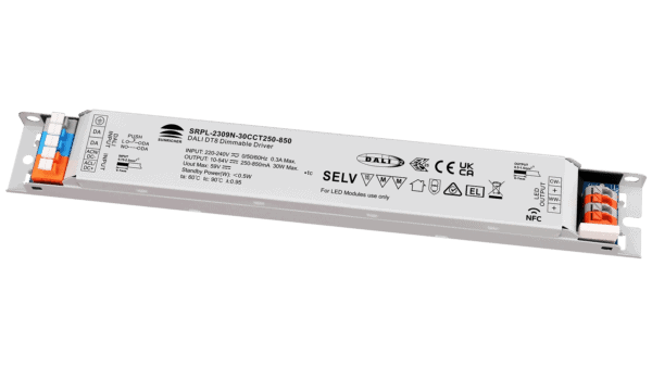 30W DALI2 DT6, AC-PUSH, Linearer Konstantstrom LED Treiber, NFC - Image 2