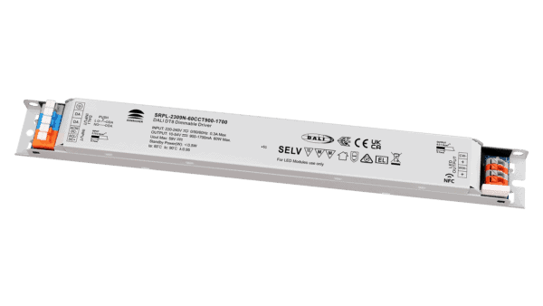60W DALI2 DT8, AC-PUSH, Tunable white, Linearer Konstantstrom LED Treiber, NFC - Image 2