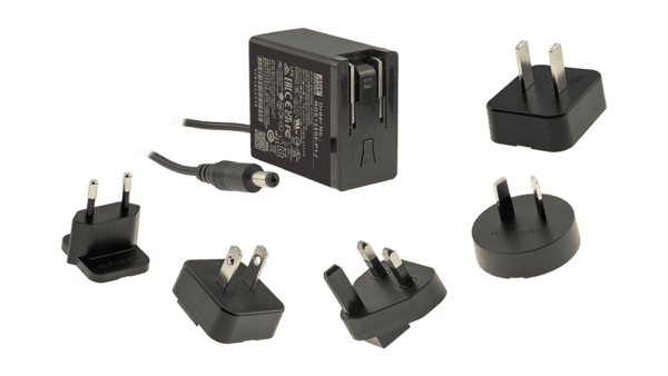 12W Steckernetzteil 5V/2.4A, Interchangeable type