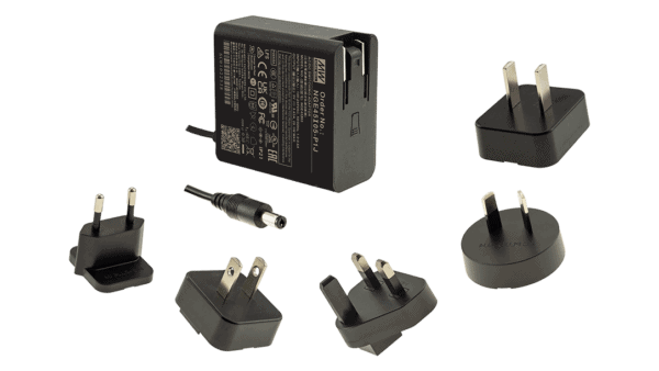 45W Steckernetzteil 24V/1.88A, Interchangeable type