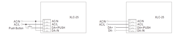 XLC 25DA2 input wiring diagram