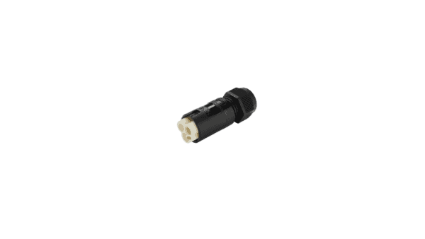 Mini-Rundstecker, 3p, Stecker, Schraubanschluss, 0.5-1.5mm2, D7.0-9.5mm, IP40