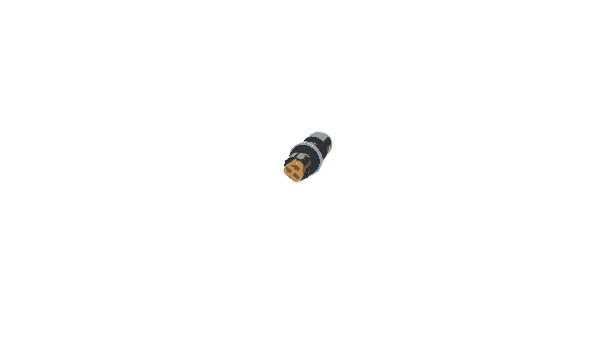 Geräte-Rundstecker, 2p, Schraubanschluss, 0.5-2.5mm2, D7.0-12.0mm, IP66/IP68