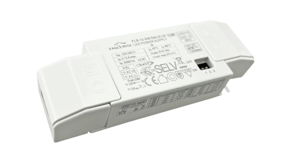 12W LED Treiber Konstantstrom 120-350mA, 9-42Vdc, DALI2, AC Push