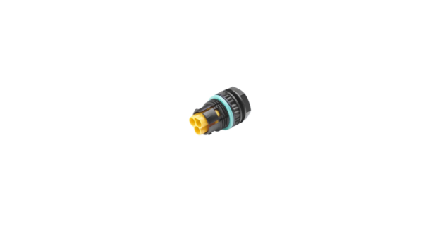 Mini Geräte-Rundsteckverbinder M20, 2p, Stecker, Schraubanschluss, 0.5-2.5mm2, IP68