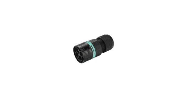 Mini Rundsteckverbinder TH387, Stecker, 4P, Schraubanschluss, IP66/IP68