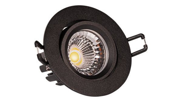 LUS50 Deckeneinbau Fassung, schwarz, Drm. 68mm Ausschnitt - Image 4