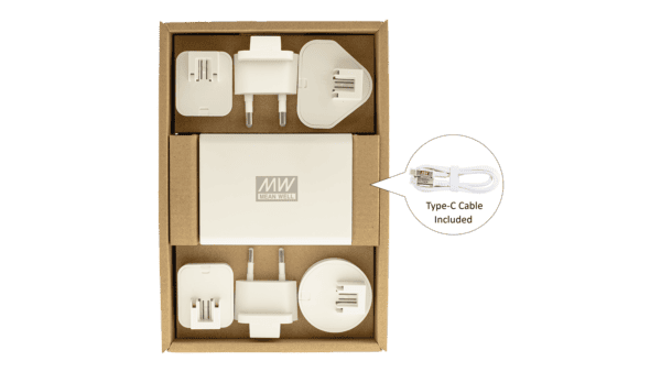 100W 4-Fach USB Ladegerät, 2x USB-C, 2x USB-A, PD3.0 - Image 3